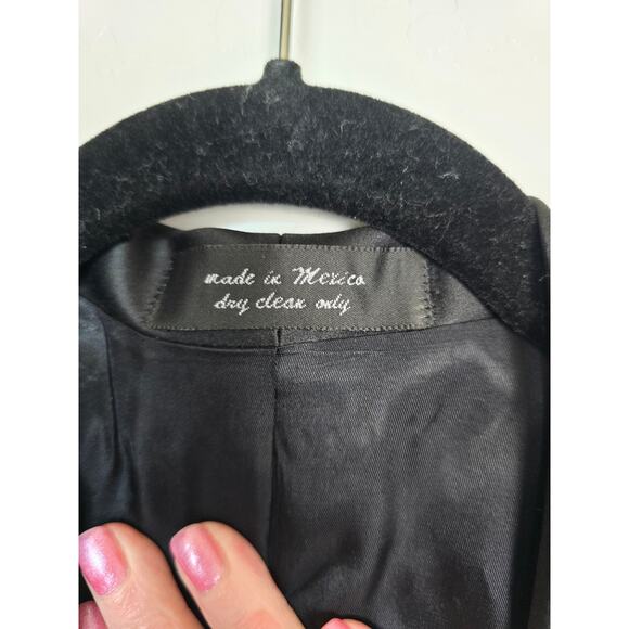 Gianfranco Ruffini Italy 100% worsted wool size 46R Black - Picture 12 of 12